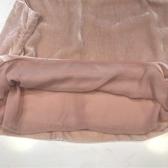 J. Crew Pink Riff Velvet tank top 10P - Picture 10 of 14
